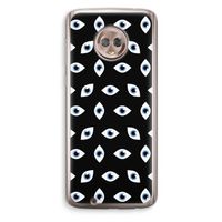 Eyes pattern: Motorola Moto G6 Transparant Hoesje