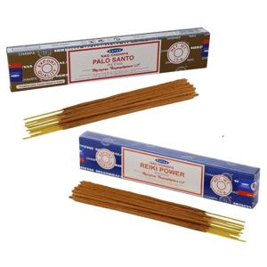 Wierook cadeaus set - 2x geurstokjes - Palo Santo en Reiki Power geur - Meditatie