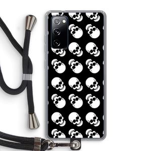 Musketon Skulls: Samsung Galaxy S20 FE / S20 FE 5G Transparant Hoesje met koord