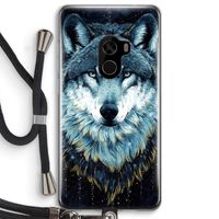 Darkness Wolf: Xiaomi Mi Mix 2 Transparant Hoesje met koord