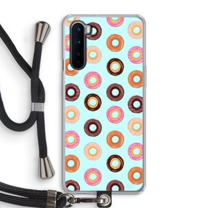 Donuts: OnePlus Nord Transparant Hoesje met koord