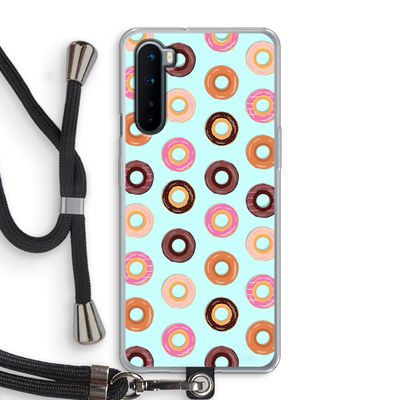 Donuts: OnePlus Nord Transparant Hoesje met koord