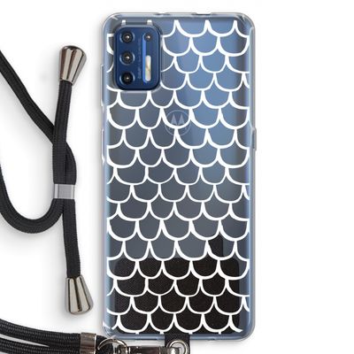 Dakpannetjes: Motorola Moto G9 Plus Transparant Hoesje met koord
