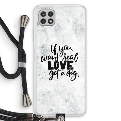 Partner in crime: Samsung Galaxy A22 4G Transparant Hoesje met koord