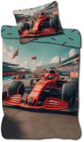 Formule 1 Race Dekbedovertrek - 140 x 200 cm - Katoen - 70 x 90 cm