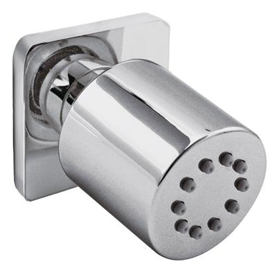 Tres opbouw zijdouche rond chroom