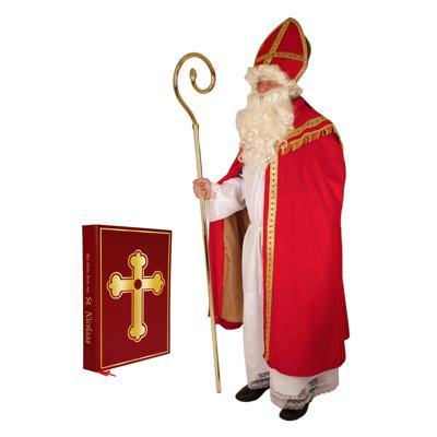 Compleet Sinterklaas pak - verkleed kostuum - inclusief boek