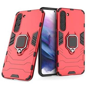 Samsung Galaxy S23+ 5G Hybrid Case met Ringhouder - Rood