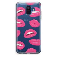 Bite my lip: Samsung Galaxy A6 (2018) Transparant Hoesje