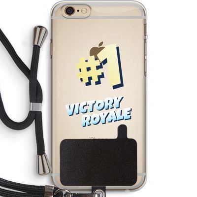 Victory Royale: iPhone 6 PLUS / 6S PLUS Transparant Hoesje met koord