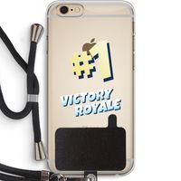 Victory Royale: iPhone 6 PLUS / 6S PLUS Transparant Hoesje met koord