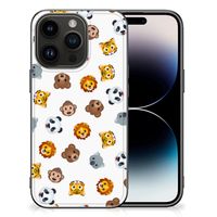 Back Case voor iPhone 15 Pro Dieren Emojis - thumbnail