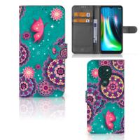 Motorola Moto G9 Play | E7 Plus Hoesje Cirkels en Vlinders
