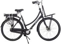 AMIGO E Lagos T3+ 28 Inch 55 cm Dames 7V Rollerbrake Matzwart