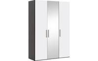 Goossens Kledingkast Easy Storage Ddk, Kledingkast 153 cm breed, 220 cm hoog, 2x draaideur en 1x spiegel draaideur midden Goossens Kledingkast Easy Storage Ddk, Kledingkast 153 cm breed, 220 cm hoog, 2x draaideur en 1x spiegel draaideur midden