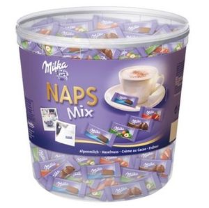 Milka - Naps Mix 1 Kilo +/- 207 Stuks
