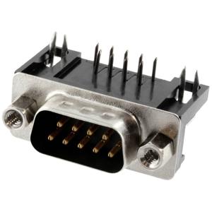 Connfly DS1037-01-09MNAKT74 D-sub male connector Aantal polen: 9 Soldeerpennen 1 stuk(s) Tray