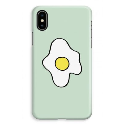 Spiegelei: iPhone XS Max Volledig Geprint Hoesje