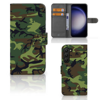 Samsung Galaxy S23 Plus Telefoon Hoesje Army Dark