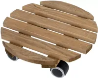 Esschert Design trolley bruin rond indoor