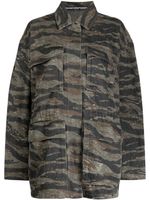 Alexander Wang veste en jean à motif camouflage - Vert - thumbnail