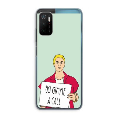 Gimme a call: Xiaomi Poco M3 Pro 5G Transparant Hoesje