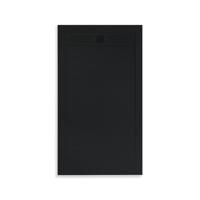 Douchebak Boss & Wessing Veroni Elite 120x80 cm Composietsteen Mat Zwart Boss & Wessing