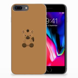 Apple iPhone 7 Plus | 8 Plus Telefoonhoesje met Naam Baby Hyena