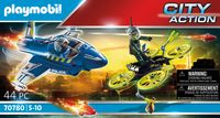 PlaymobilÂ® City Action 70780 politiejet drone achtervolging