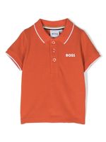 BOSS Kidswear polo à logo imprimé - Orange - thumbnail