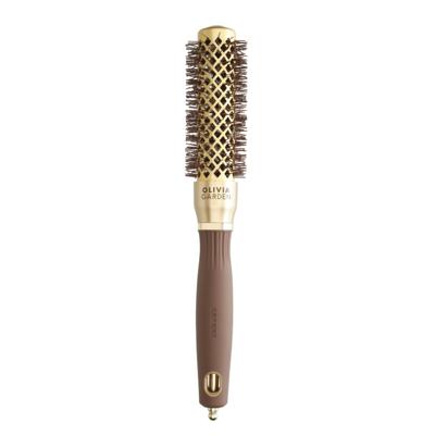 Olivia Garden Wavy Bristles Gold&Brown Brush Ø25mm