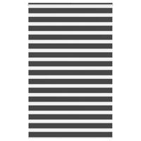 VidaXL Zebra rolgordijn 150x230 cm stofbreedte 145,9 cm zwart