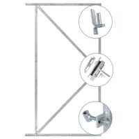 Ijzeren deurframeset compleet 155x120 cm Tuindeco - Tuindeco Ijzeren deurframeset compleet 155x120 cm Tuindeco - Tuindeco