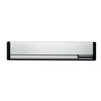 AXA Brievenbus Briefplaat met Naamplaat Aluminium 350 x 74 mm