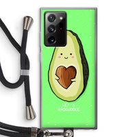Avocuddle: Samsung Galaxy Note 20 Ultra / Note 20 Ultra 5G Transparant Hoesje met koord