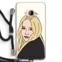 Mary Kate: HTC U Play Transparant Hoesje met koord