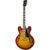 Gibson Original Collection ES-335 Figured Iced Tea semi-akoestische gitaar met koffer