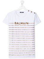 Balmain Kids t-shirt à logo - Blanc - thumbnail