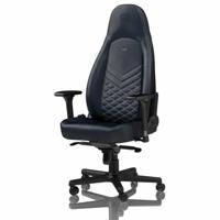 Noblechairs Icon echt leer blauw