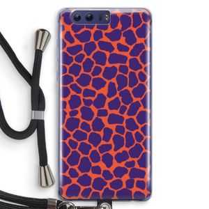 Purple Giraffe: Honor 9 Transparant Hoesje met koord