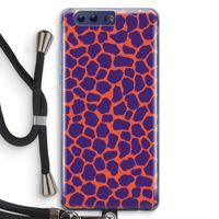 Purple Giraffe: Honor 9 Transparant Hoesje met koord