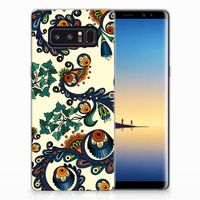 Siliconen Hoesje Samsung Galaxy Note 8 Barok Flower