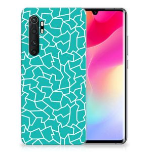 Xiaomi Mi Note 10 Lite Hoesje maken Cracks Blue