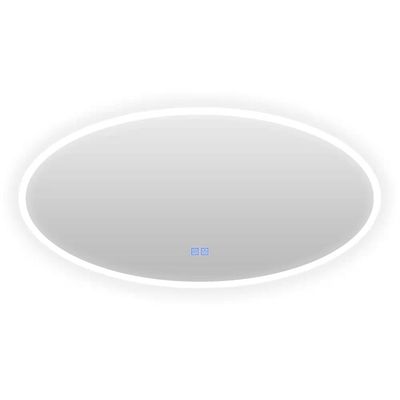 Badkamerspiegel Casajoy Bright 120x60cm Ovaal Ledverlichting en Anticodens
