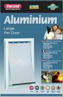 Petsafe Hondenluik tot 45 kg aluminium wit - thumbnail