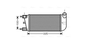 Intercooler, inlaatluchtkoeler FTA4352