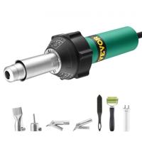 VEVOR kunststof lasapparaat 1600W heteluchtpistoolbrander & 7 accessoires