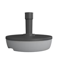 Parasolvoet Elegance - rond - grijs - D49 cm - 20 liter - kunststof - vulbaar