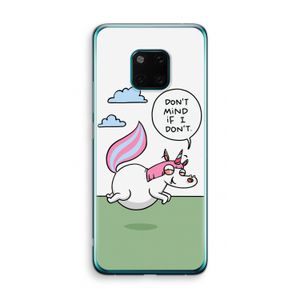 Unicorn: Huawei Mate 20 Pro Transparant Hoesje
