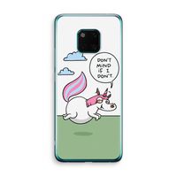 Unicorn: Huawei Mate 20 Pro Transparant Hoesje